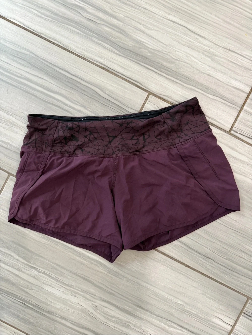 Women's Plum Athletic Shorts